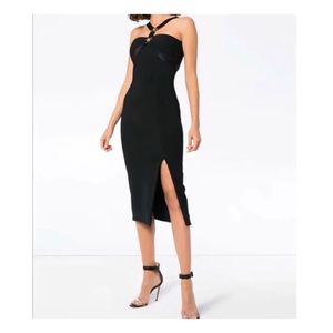 Sexy Black Dress With Split